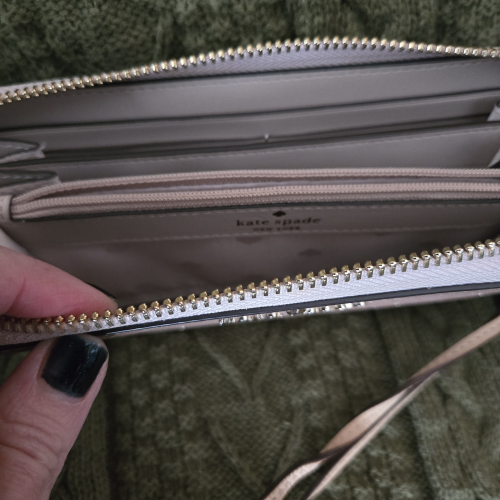 Kate Spade Sparkling Pink Wristlet - Picture 3 of 3
